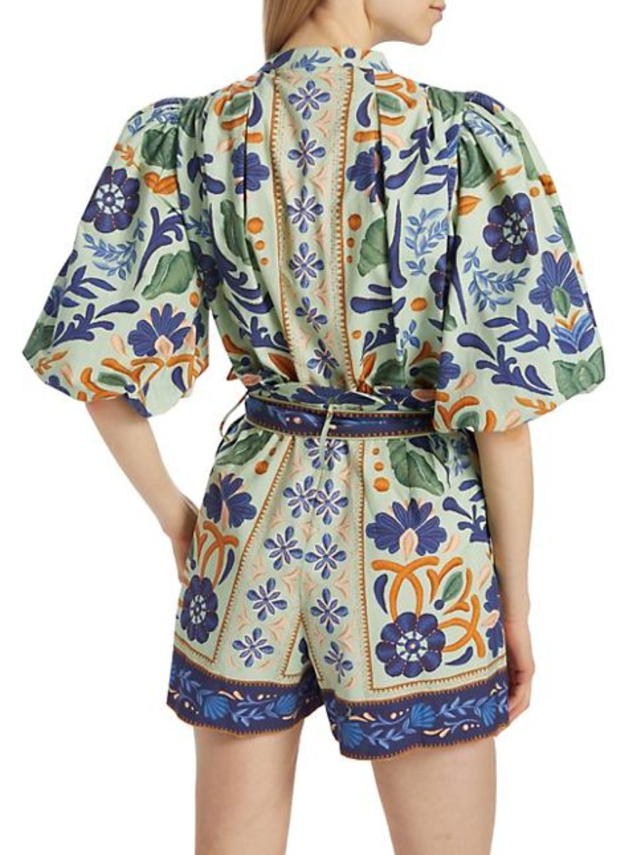 Ocean Tapestry Suzani Romper