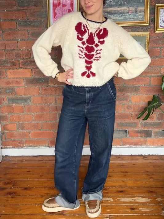 The White Lobster Sweater