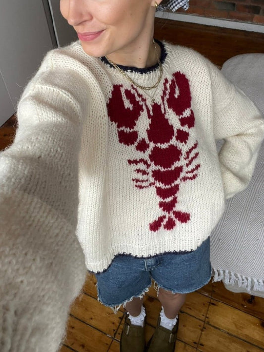 The White Lobster Sweater