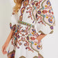 Ethnic Bohemian Print Pocket Dress