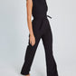 Women's Sleeveless Wide-Leg Jumpsuit