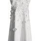 Beaded 3D Flower Sleeveless Dress