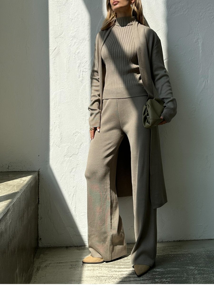 Knit Casual Three Piece Suit