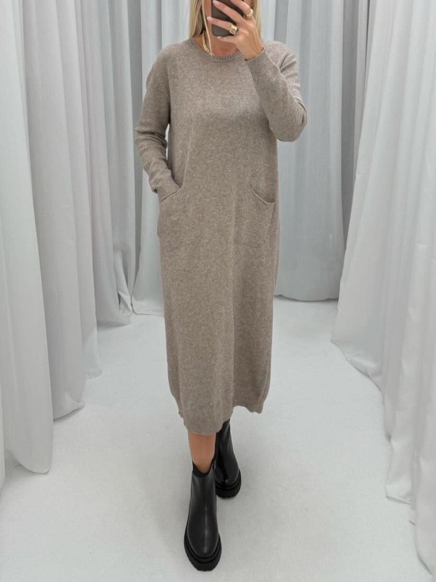 Loose Warm Sweater Dress