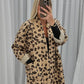 Fashionable Leopard Coat