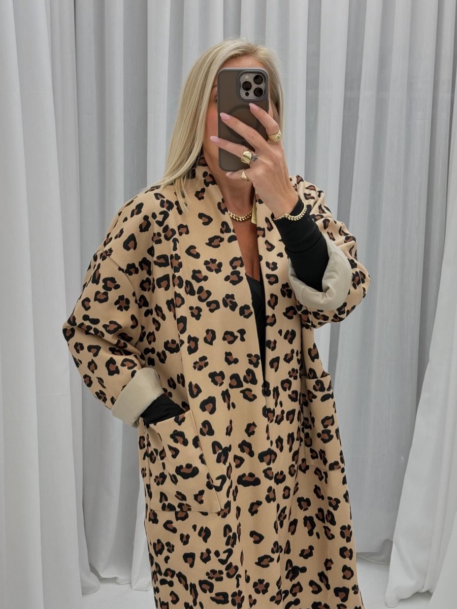 Fashionable Leopard Coat