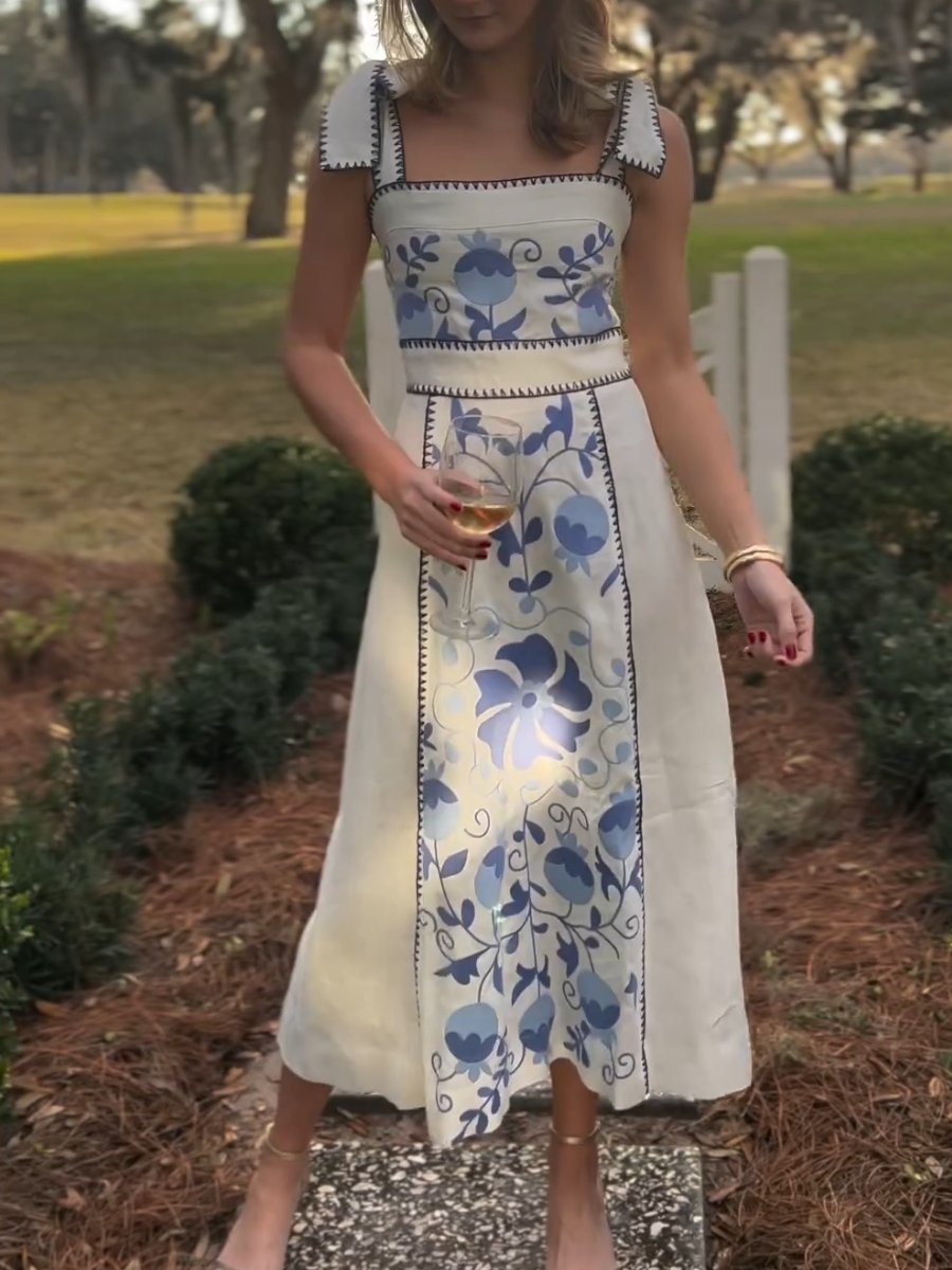 White Cotton Stunning Dress