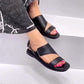 Fashion Irregular Design Flat Sandals