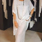 Round Neck Casual Fashion Irregular Suit