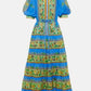 Women's Blue Linda Midi Dress