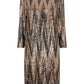 Bronze Zig Zag Sequin Dress