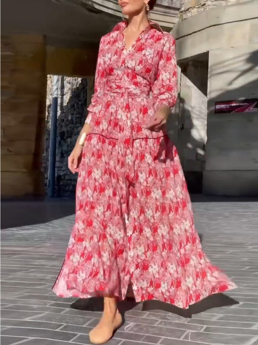 Red Gorgeous Flowing Dress