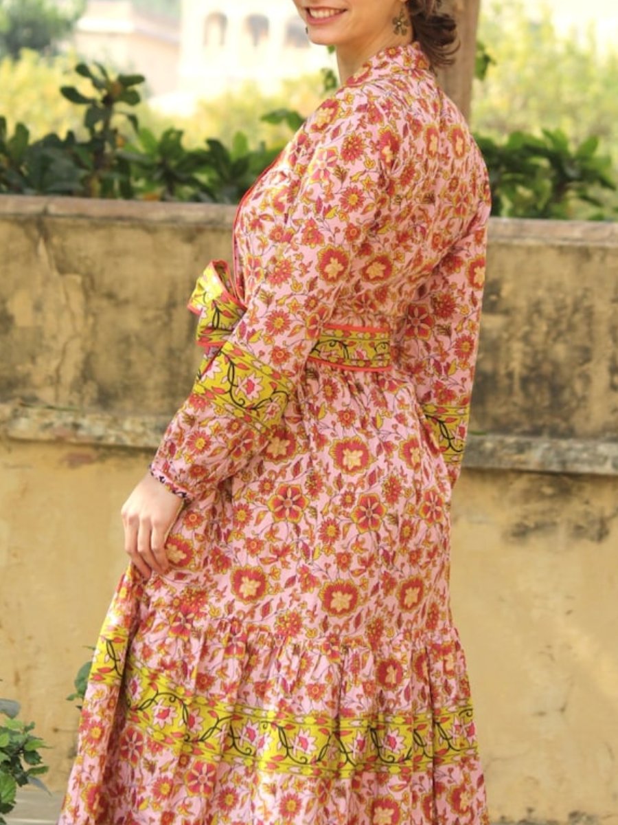 Hand Block Print Cotton Dress