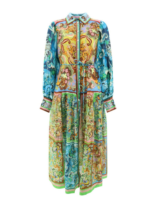 Multi Colour Dreamer Shirt dress