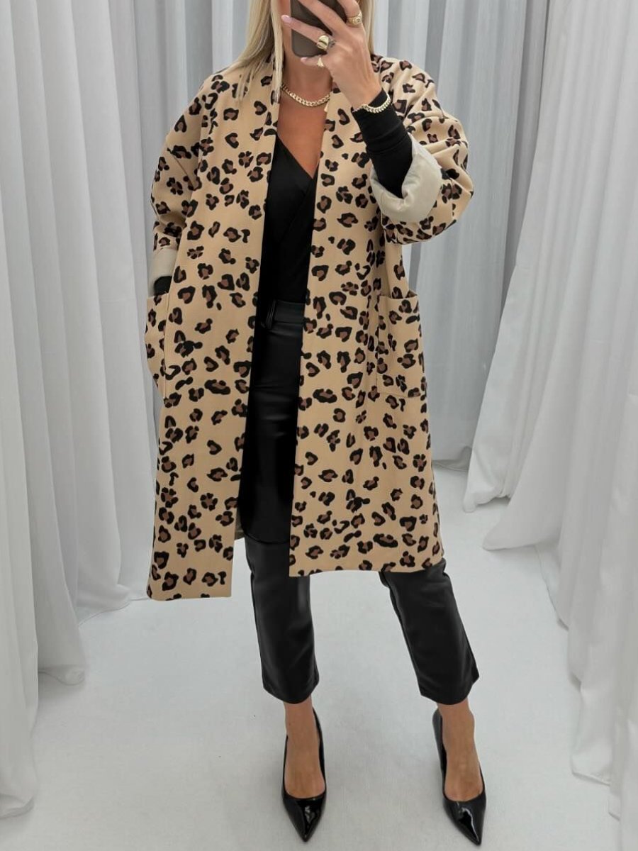 Fashionable Leopard Coat