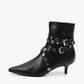 Women's Metal Pointed Toe Boots