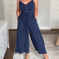 Cotton Button Up Jumpsuit