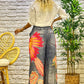 PRINT DENIM TROUSER