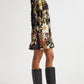 Surreal Flowers Long Sleeve Mini Dress