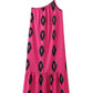 Printed Asymmetric Maxi Dress