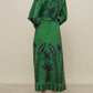 The Green Printed Summer Dress