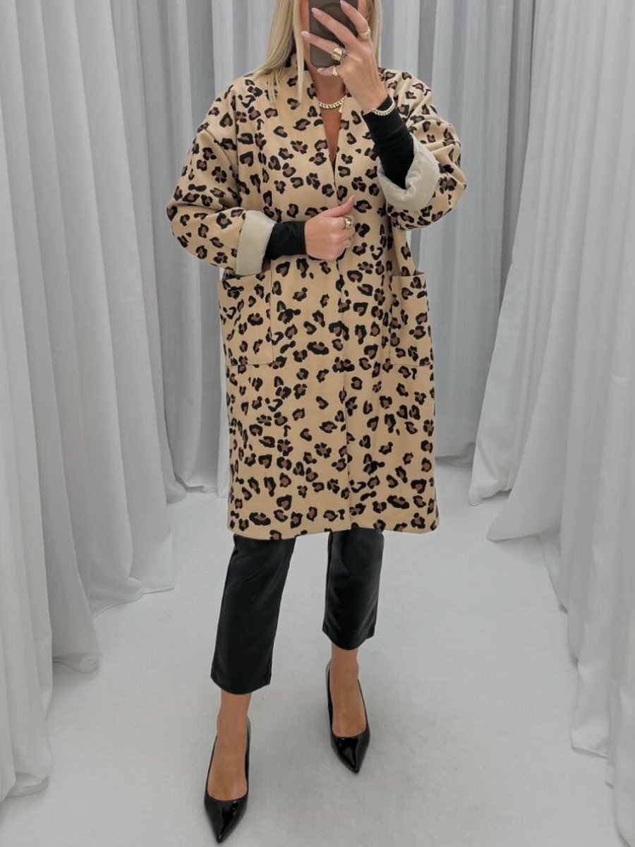 Fashionable Leopard Coat