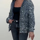 Fashion Sequin Bomber Jacket