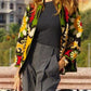 Elegant Multicolor Long Sleeve Outerwear