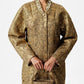 Tailored Metallic Jacquard Coat