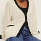 Cream Cozy Wool Cardigan