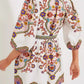 Ethnic Bohemian Print Pocket Dress