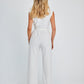 Women's Sleeveless Wide-Leg Jumpsuit