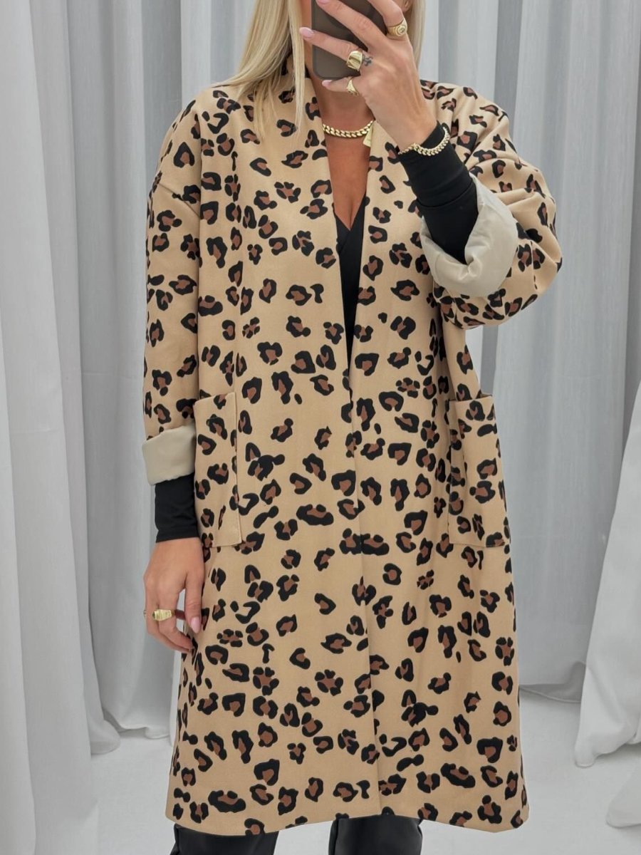 Fashionable Leopard Coat