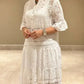 Cotton Lace Shirt Dress