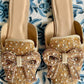 Bow Sparkle Mules