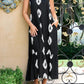 Printed Asymmetric Maxi Dress