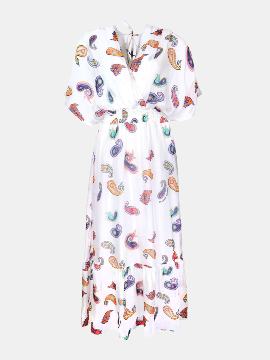 Elegant Silk Printed Dress