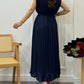 Sleeveless Pleated Chiffon Dress