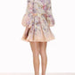 Dreamy Floral Lyrical Buttoned Dress