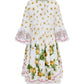 Lemon and Jasmine Cotton Dress