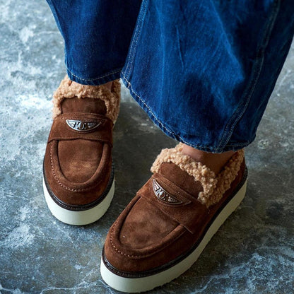 Brown Comfort Suede Loafers