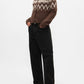 Brushed Fair Isle Cropped Cardigan