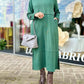 Comfortable Long Sleeve Cashmere Dress