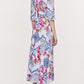 Printed Belt Maxi Shirt Dress