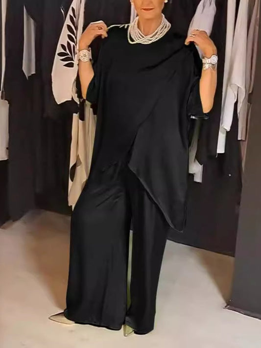 Round Neck Casual Fashion Irregular Suit