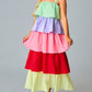 Colourful Tiered Maxi Dress