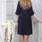 Elegant Chiffon Long Sleeve Dress