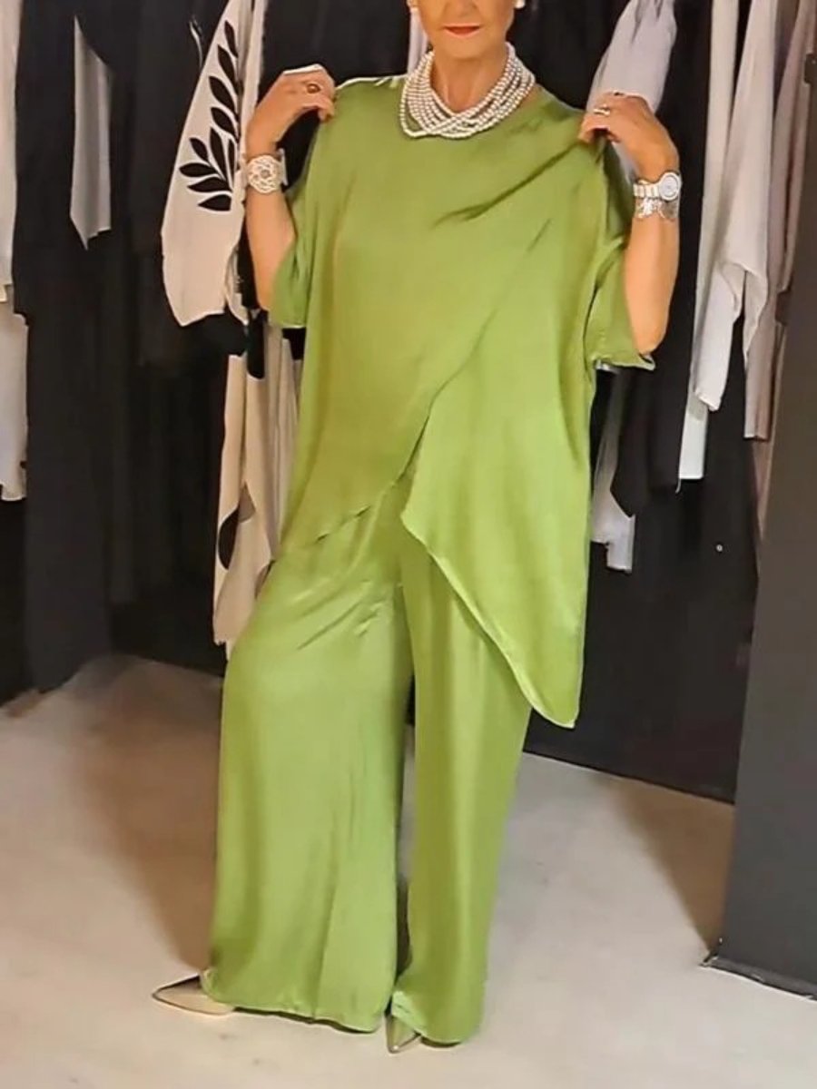 Round Neck Casual Fashion Irregular Suit