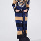 Chic Animal Pattern Knit Long Cardigan