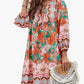 Summer V Neck Floral Dress